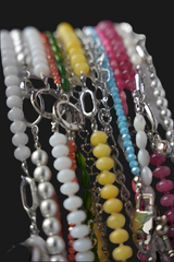 Ketting halflang, geel