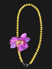 Ketting halflang, geel