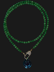 Lange ketting, groen